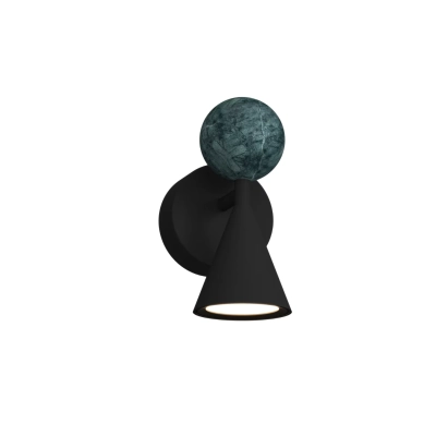 Kinkiet Bingo 5W Czarny + Malachit W0444 MaxLight