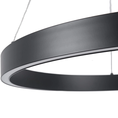 Lampa wisząca czarna MIDWAY Triangle LP-033/1P S BK LIGHT PRESTIGE