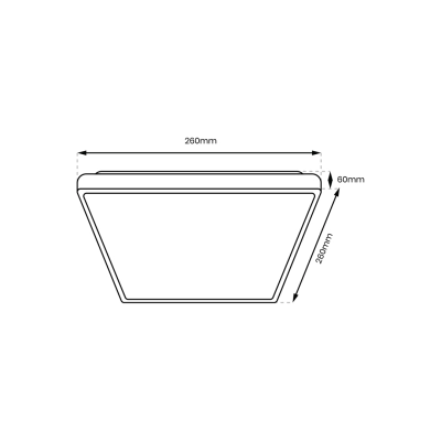 Plafon DABAR 11W LED ML0252 MILAGRO