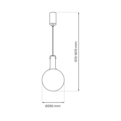 Lampa wisząca TORONTO 1xGU10 ML0325 MILAGRO