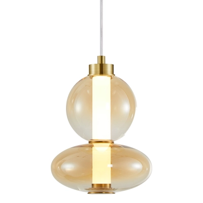 Lampa wisząca DAPHNE AMBER 12W ML0345 MILAGRO