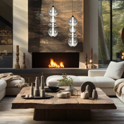 Lampa wisząca DAPHNE SMOKED 36W ML0347 MILAGRO