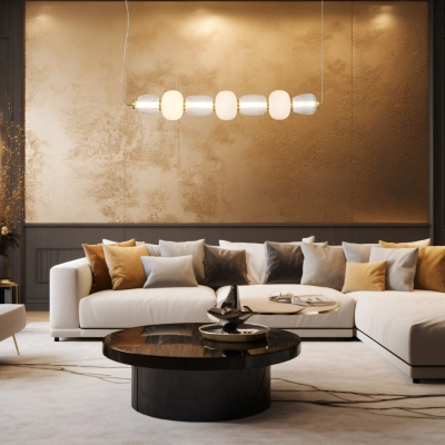 Lampa wisząca CARO GOLD 42W LED ML0365 MILAGRO