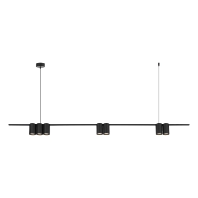 Lampa wisząca (listwa) GENESIS BLACK 7xGU10 ML0370 MILAGRO