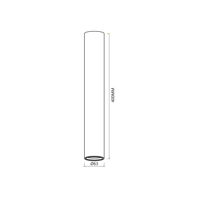 GENESIS SPOT GOLD 1xGU10 40cm ML0392 MILAGRO