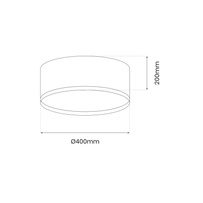 Plafoniera RONDO GREEN 18W LED ML7071 MILAGRO
