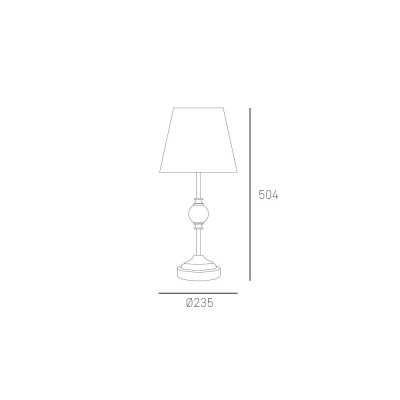 Lampa stołowa Monaco - T01230WH CosmoLight