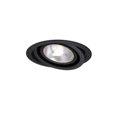 Nero oczko podtynkowe ruchome czarne LP-4424/1RS BK