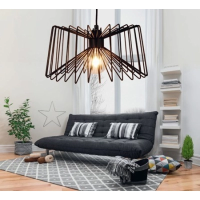 Lampa 1pł NESS BLACK 6768
