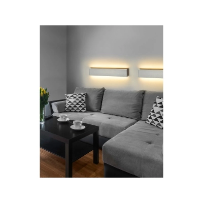lafabryka.pl Kinkiet NORMAN WHITE WALL XL AZ1888 LED 23W AZZARDO ........KOD: 15509