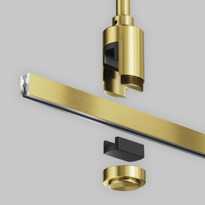 Mocowanie sufitowe Short 78mm z wejściem zasilania Flarity TRA156C-B1-BS Maytoni