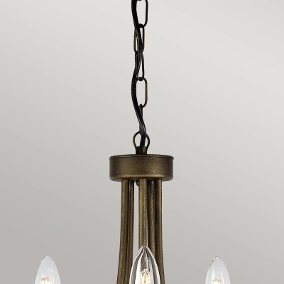 Żyrandol Olivia – 5 źródeł światła – Czarno-złoty OV5-BLK-GOLD Elstead Lighting