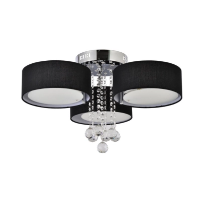 Plafon Gambela 3xE27 + LED czarna LP-991/3C BK LIGHT PRESTIGE