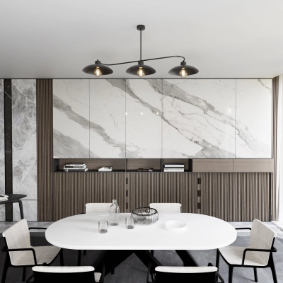 Żyrandol FOSTER 3 BLACK 1353/3 EMIBIG Lighting