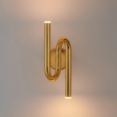 Lampa ścienna MYK LED złota 38 cm DB4062 GOLD Step into Design