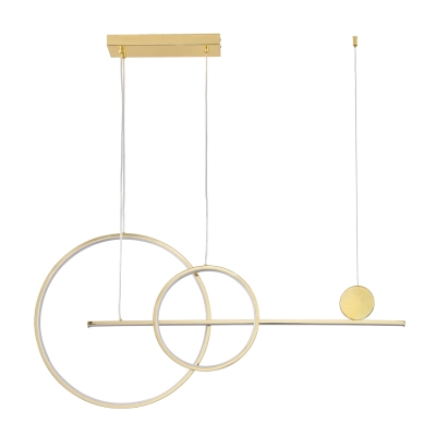 Lampa wisząca NEW AGE LED złoty 120 cm MP0082-L120 gold Step into Design