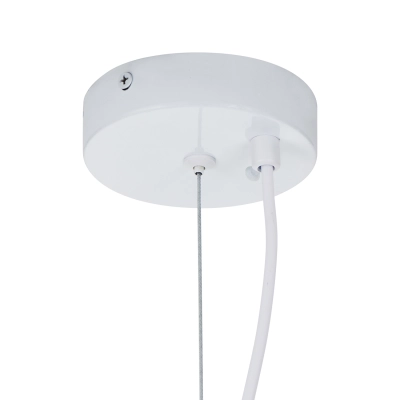 Lampa wisząca STONE biała 40 cm DN426-400 Step into design