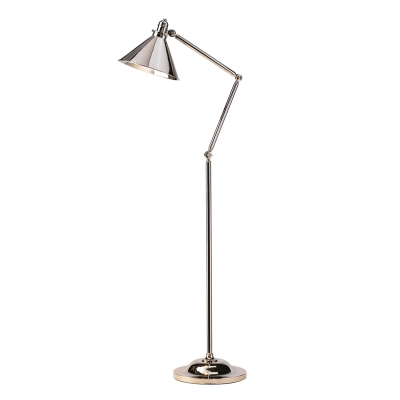 lafabryka.pl Lampa podłogowa Provence – 1 źródło światła – Polerowany nikiel PV-FL-PN Elstead Lighting
