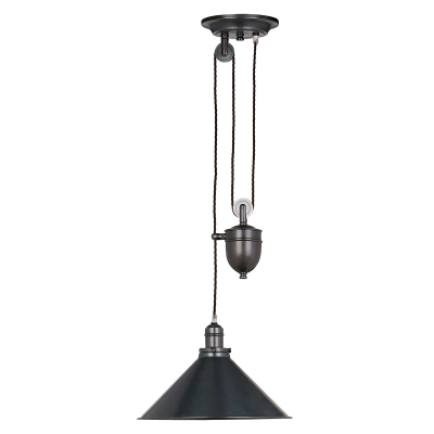 lafabryka.pl Lampa wisząca z regulacją długości Provence – 1 źródło światła – Stary brąz PV-P-OB Elstead Lighting