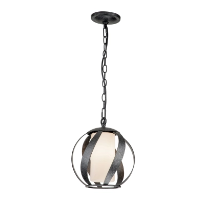lafabryka.pl Latarnia wisząca Blacksmith – 1 źródło światła QN-BLACKSMITH-P-OBK IP44 Elstead Lighting