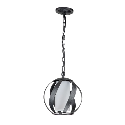 Latarnia wisząca Blacksmith – 1 źródło światła QN-BLACKSMITH-P-OBK IP44 Elstead Lighting
