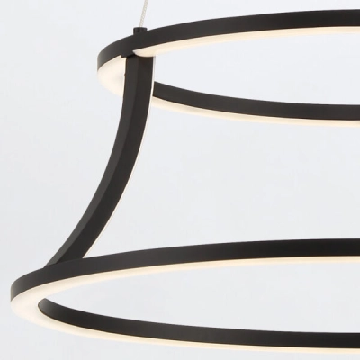 Żyrandol Cadoux – Matowa czerń QN-CADOUX-P-BK Elstead Lighting