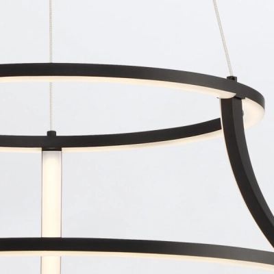 Żyrandol Cadoux – Matowa czerń QN-CADOUX-P-BK Elstead Lighting