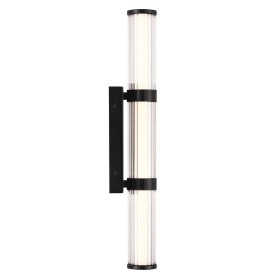 Średni kinkiet LED Fayton – Matowa czerń QN-FAYTON-M-BK Elstead Lighting