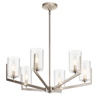 lafabryka.pl Żyrandol Nye – 6 źródeł światła – Klasyczny pewter QN-NYE6-CLP Elstead Lighting