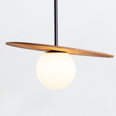 Lampa wisząca Orbit QN-ORBIT-P-M-TEAK Elstead Lighting