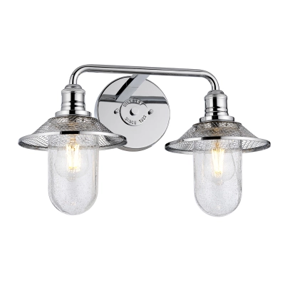 lafabryka.pl Kinkiet Rigby – 2 źródła światła – Polerowany chrom QN-RIGBY2-BATH-PC Elstead Lighting