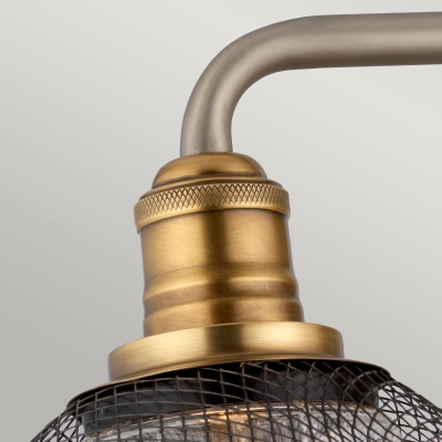 Kinkiet Rigby – 2 źródła światła – Antyczny nikiel/ Stary mosiądz QN-RIGBY2-BATH-AN Elstead Lighting