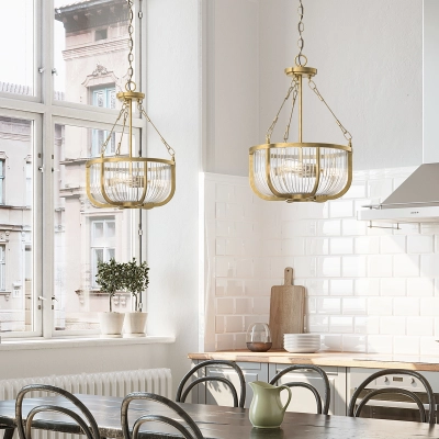 Lampa wisząca/ Półplafon Roux – 3 źródła światła – Naturalny mosiądz QN-ROUX3-NBR Elstead Lighting
