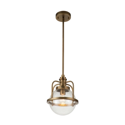 lafabryka.pl Lampa wisząca/ Plafon Triocent – 1 źródło światła – Naturalny mosiądz QN-TRIOCENT-P-NBR Elstead Lighting
