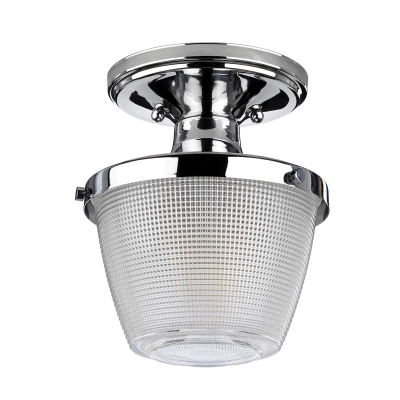 Półplafon Dublin – 1 źródło światła – Polerowany chrom QZ-DUBLIN-SF-PC Elstead Lightingturalny mosiądz QZ-DUBLIN1-PNBR Elstead Lighting