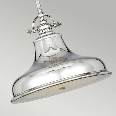 Lampa wisząca Emery – 1 źródło światła – Cesarskie srebro QZ-EMERY-P-M-IS Elstead Lighting