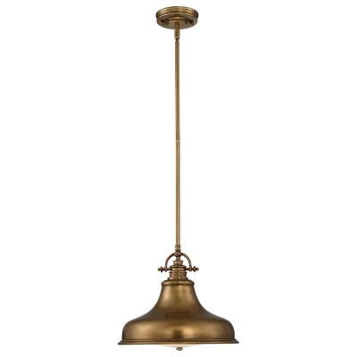 Lampa wisząca Emery – 1 źródło światła – Stary mosiądz QZ-EMERY-P-M-WS Elstead Lighting