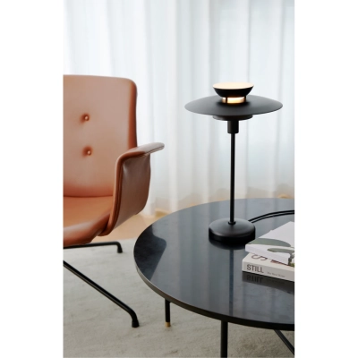 lafabryka.pl Skandynawska lampa stołowa Carmen - Nordlux, czarna 2213615003