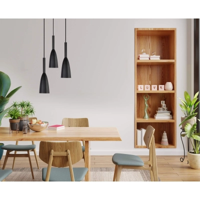 Solin 3 wisząca czarna LP-181/3P BK