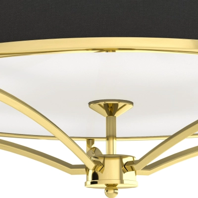 lafabryka.pl Plafon Stesso PL Gold / Nero L ORLICKI