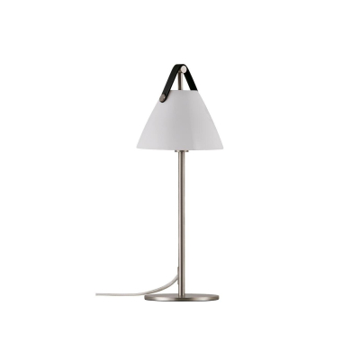 lafabryka.pl Szklana lampa stołowa Strap16 - DFTP - Nordlux - biała 2020025001