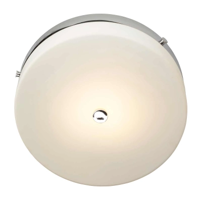 Duży plafon Tamar – 1 źródło światła – Polerowany chrom TAMAR-F-L-PC Elstead Lighting