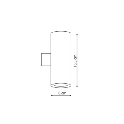 lafabryka.pl Torre kinkiet biały LP-108/1W WH Light Prestige