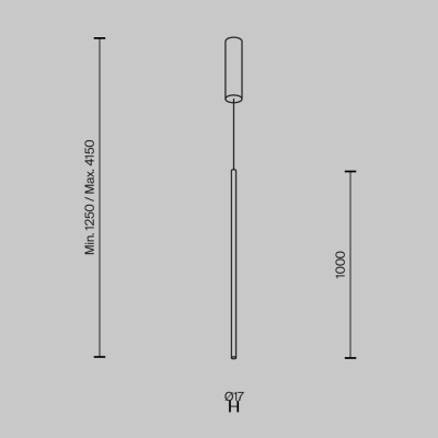 Lampa wisząca Halo MOD246PL-L24BSK1 Maytoni