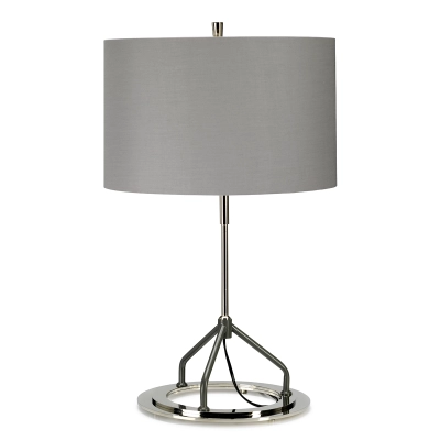 Lampa stołowa Vicenza – 1 źródło światła – Biała/ Polerowany nikiel VICENZA-TL-GPN Elstead Lighting