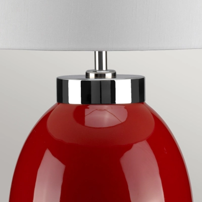 Mała lampa stołowa Victor – 1 źródło światła – Czerwona VICTOR-SM-TL-RD  Elstead Lighting
