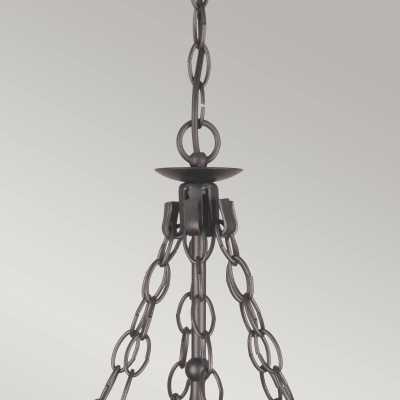 Żyrandol Warwick – 6 źródeł światła WR6-GRAPHITE Elstead Lighting