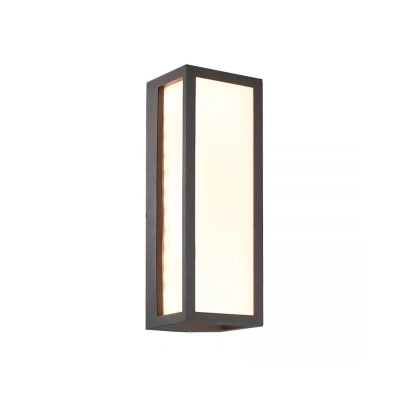 E202 OUTDOOR SCONCE LED 10W GRAPHITE IP65 Zambelis Lights