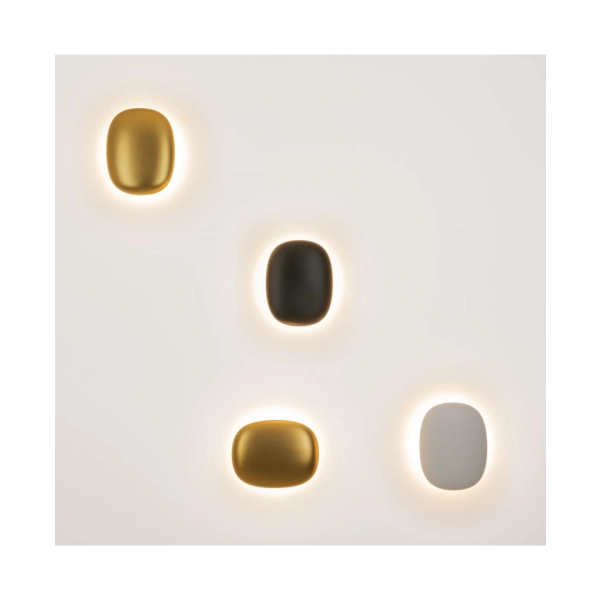 2660 WALL LED LIGHT 10W 3000K SANDY BLACK 2660 Zambelis Lights