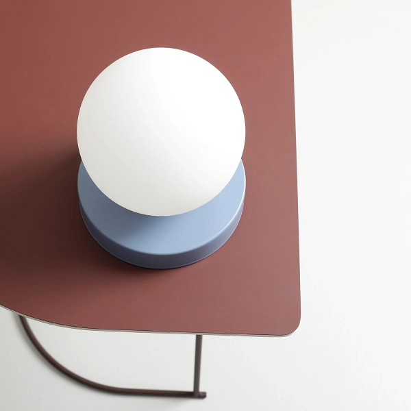 BALL TABLE DUSTY BLUE S 1076B16_S Lampka stołowa #colours Aldex